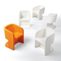 Michelle design armchair - orange 2